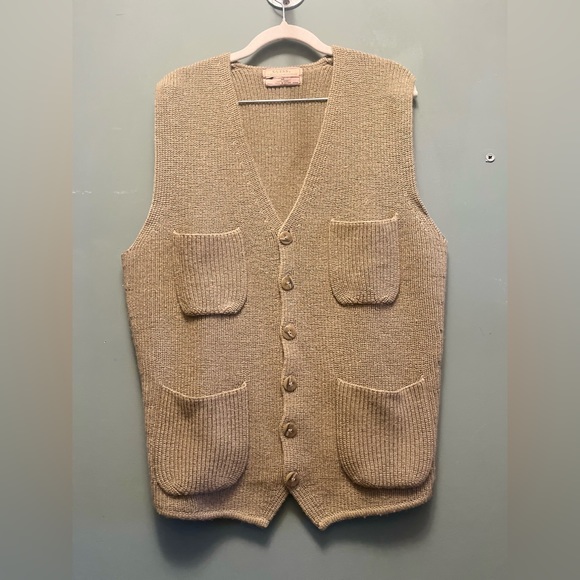 Guess sportswear Vintage 90’s vest size medium 100% Wool - Picture 7 of 9